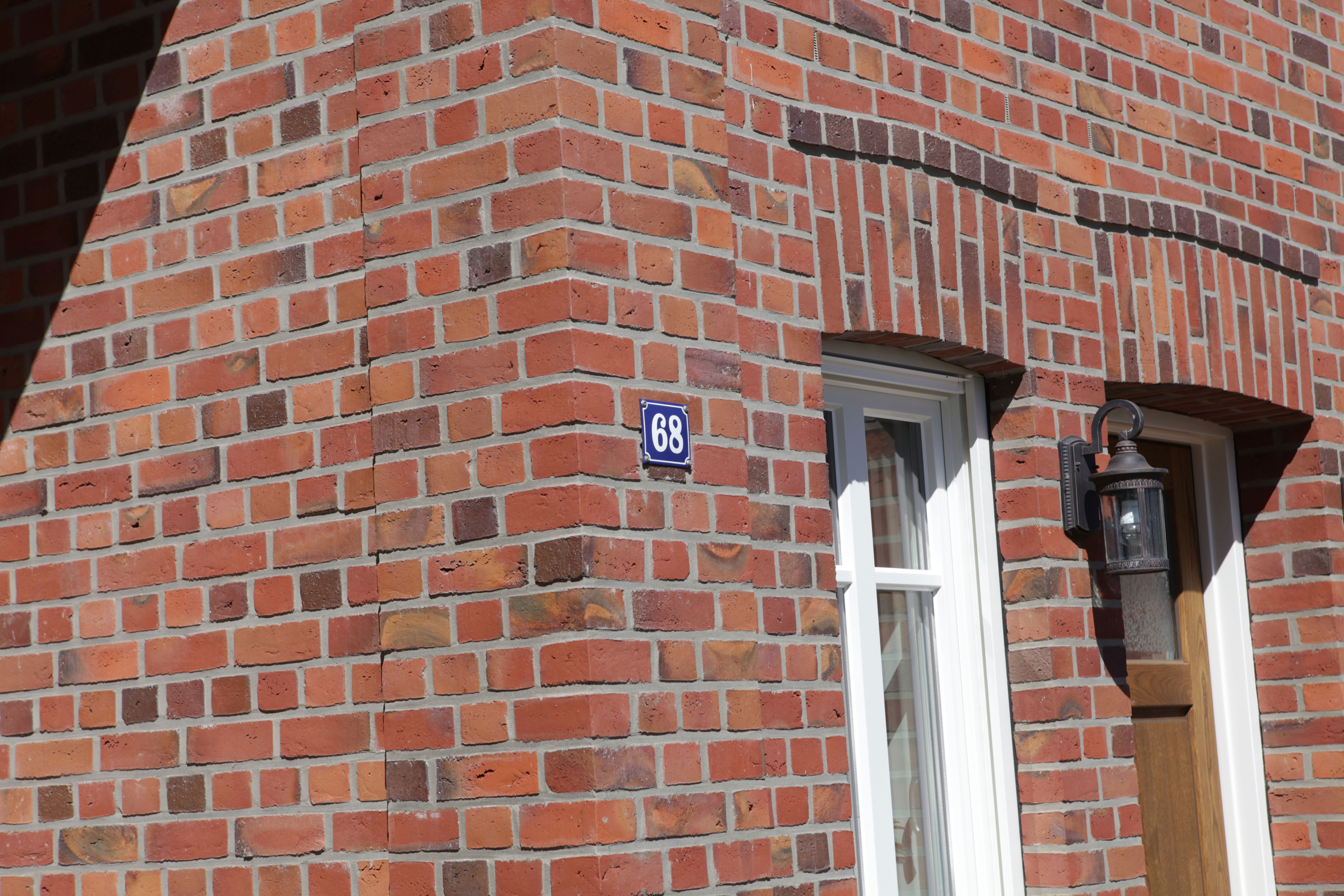 Vischering rot-braun-bunt